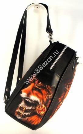 Женская сумка-рюкзак ITELIA 2 кот 3958