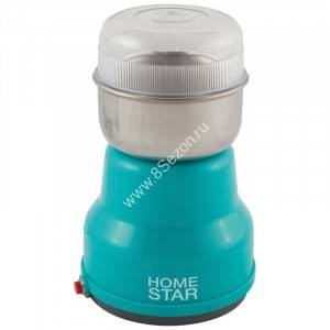 Кофемолка HomeStar HS-2001, 160Вт, 50г, бирюзов. 505