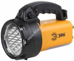 ЭРА фонарь-прожектор АЛЬФА PA-601 (Li акк. 3Ah) 19св/д+24св/д черный+желтый/пластик,з/у 12/220V