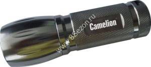 Camelion фонарь ручной LED5107-9 (3xR03 в компл.) 9св/д 0.8W (35lm), титан/алюминий, BL