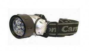 Camelion фонарь налобный LED5322-16Mx (3хR03 в компл.) 16св/д 1.8W (40lm),сереб+черн/пласт,4 реж,BL