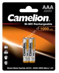 Аккумулятор AAA (мизинчиковый) Camelion R03 1000mAh Ni-MH BL2