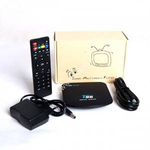 TV-приставка Смарт ТВ - T96, Android, Wi-Fi, HDMI, USB, RJ45, 106х107х17мм