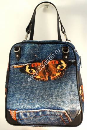 Женская сумка-рюкзак ITELIA 2  бабочка 3931