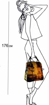 Женская сумка ITELIA  spise 013  2713  маки