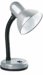 Camelion KD-301 C03 св-к настольный 60W E27 металл серебро