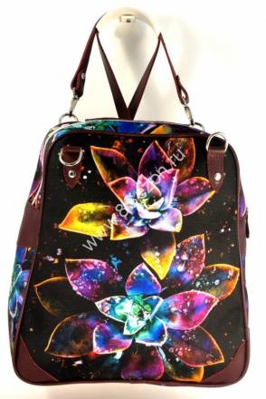 Женская сумка-рюкзак ITELIA 2 цветок 3954