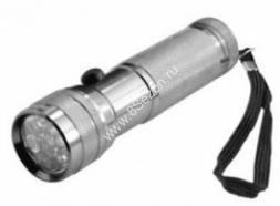 Космос фонарь ручной 3712-С-LED (3xR03 в компл.) 12св/д (130lm), серебр./алюминий, BL
