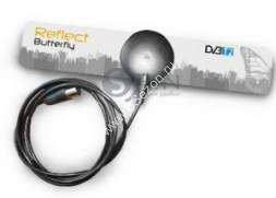 Антенна комнатная Reflect Butterfly (ДМВ, DVB-T2) активная, 33db, с кабелем 1.2м