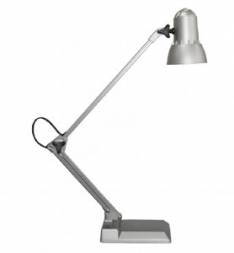 Трансвит НАДЕЖДА+ св-к настольный на подставке с лампой R39 E27 40W металл/пластик/серебро
