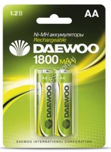 Аккумулятор AA (пальчиковый) Daewoo /R6 1800mAh Ni-MH BL2