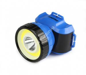 Smartbuy фонарь налобный SBF-HL5C 1W+3W COB (акк. 4V 0.5 Ah) синий, черный