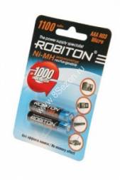 Аккумулятор AAA (мизинчиковый) Robiton /R03 1100mAh Ni-MH BL2