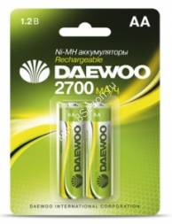 Аккумулятор AA (пальчиковый) Daewoo /R6 2700mAh Ni-MH BL2