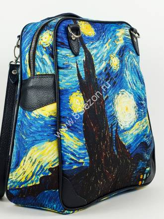 Женская сумка-рюкзак ITELIA 2   5492  Ван Гог