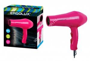 Фен ERGOLUX ELX-HD06-C14 1200W, 220-240V розовый 89718