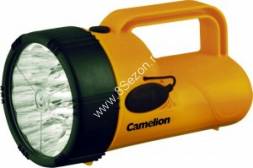 Camelion фонарь-прожектор LED29314 (акк. 4V 2.3Ah) 19св/д 1.2W(48lm), желтый+черный/пласт, з/у 220V