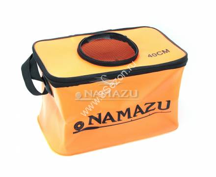 Сумка-кан Namazu складная с окном, размер 40*24*24, материал ПВХ, цвет оранж./20/