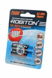 Аккумулятор AA (пальчиковый) Robiton /R6 2500mAh Ni-MH BL2