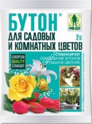 Бутон д/комнатных цветов и садовых (стимулятор пышного цветения) 2гр, пакет Грин Бэлт 01-580