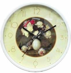 Часы настенные IRIT IR-633 Букет пионов, d=30см, пластик/стекло, АА*1шт нет в компл