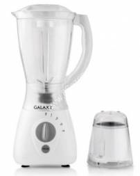 Блендер Galaxy GL-2154, 450Вт, 4 скор., чаша 1,5л, кофемолка, импульсный режим