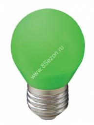Ecola шар G45 E27 5W Зеленый матов. 77x45 K7CG50ELB