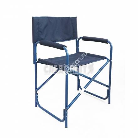 Кресло складное &quot;СЛЕДОПЫТ&quot; 585х450х825 мм, сталь 20 мм, синий